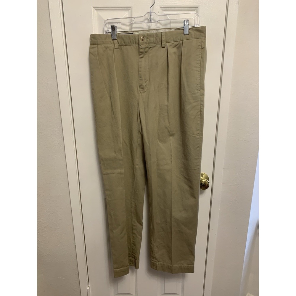 Polo Ralph Lauren Ethan Pant Khaki Chino Men's Pleated Pants 32 x 29
